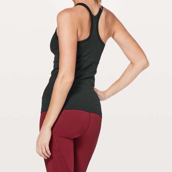 NWT Lululemon Ebb To Street Tank Top II Black size 8 - Picture 1 of 4